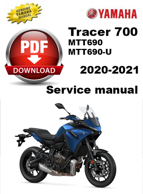 Product picture Yamaha Tracer 700 MTT690 2020-2021 Service manual
